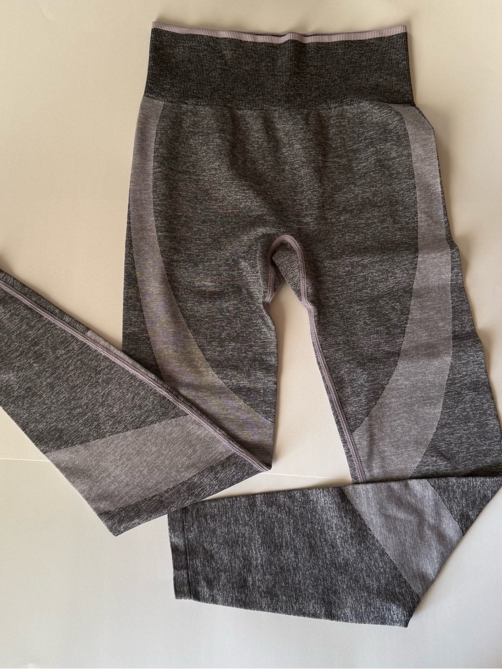 VS PINK Seamless High-Waisted Grey Marled Leggings - Size Small